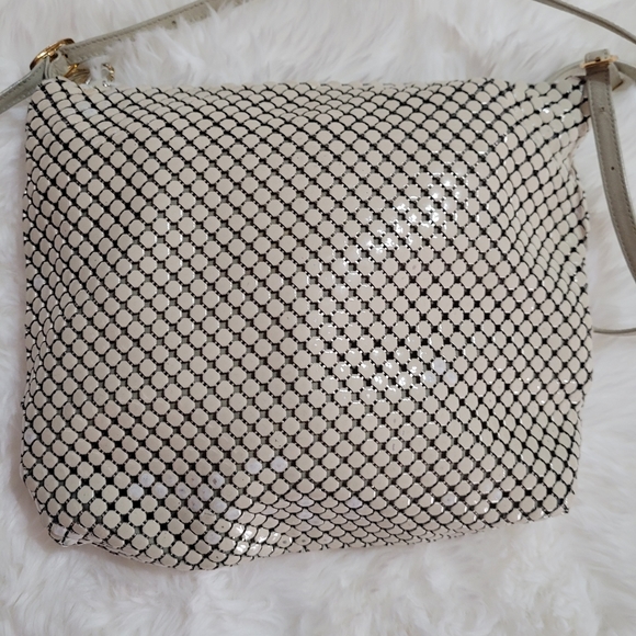Vintage Whiting & Davis White Mesh Bag - Picture 2 of 11